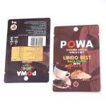 Matte Three Side Sealed Food Bags Pack With Round Hole Aluminum Foil Waterproof