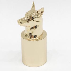 Wholesale High Polished Metal Dog Snap Zamak Perfume Bottle Cap from china suppliers