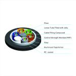 Communication GYTA Outdoor Underground Fiber Optic Cable Aluminum Tape