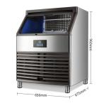 110V/50Hz 110V/60Hz GK180kg Large Commercial Ice Maker with Electric Power