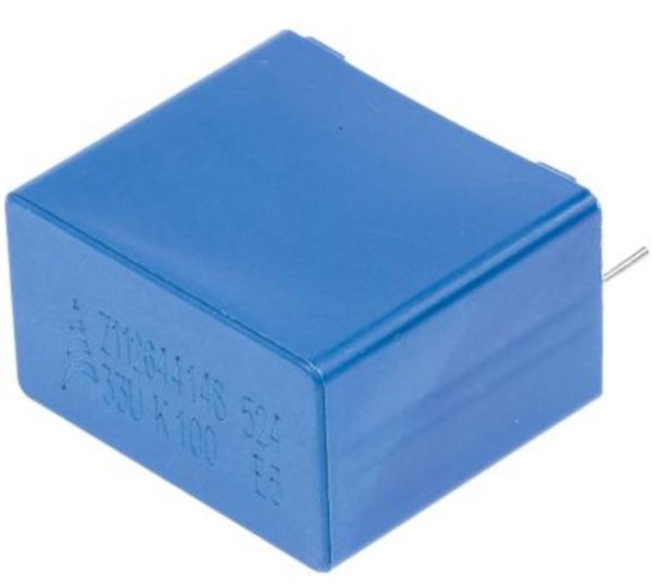 Durable 100V DC Radial Polypropylene Film Capacitor Polyester Dielectric
