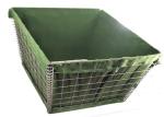 3x3 Military Hesco Barriers Square Green Geo Textile Sandbag