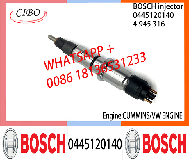 BOSCH 0445120140 4945316 Neutral Fuel Injector Assembly 0445120140 4945316 For CUMMINS/VW