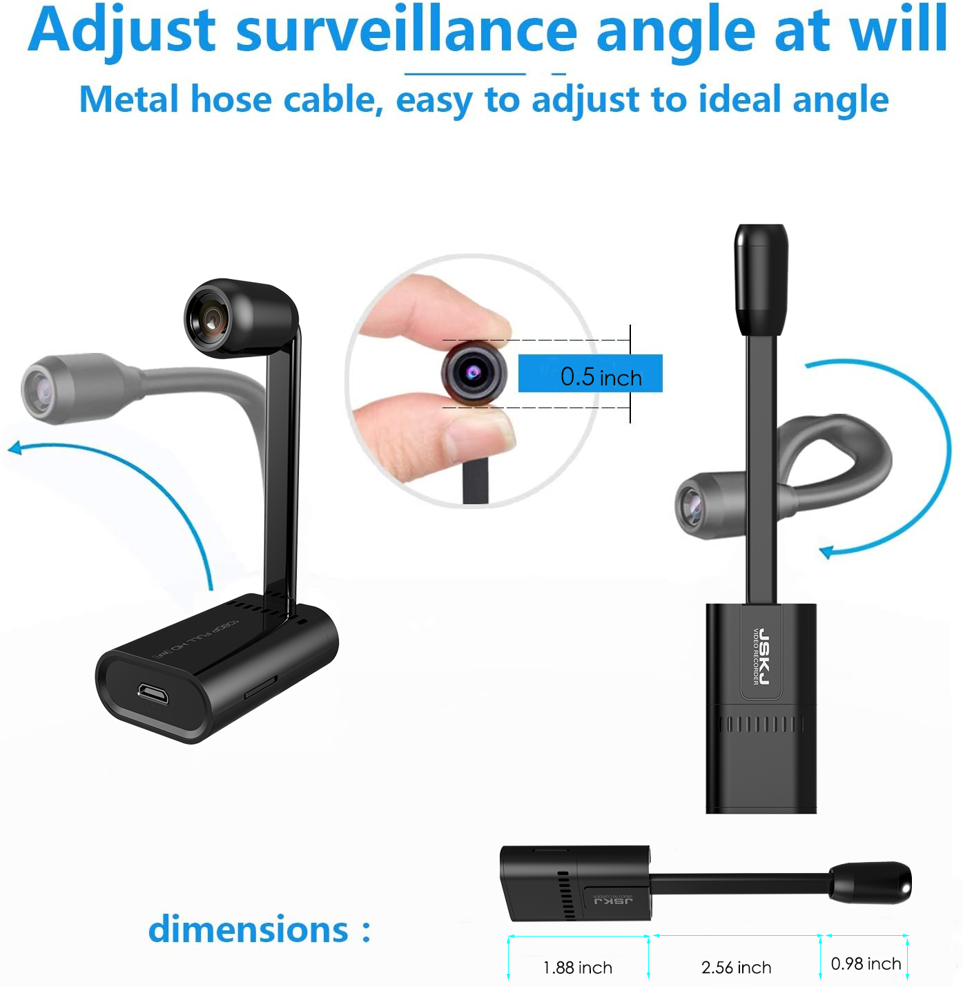 1080P CMOS Tuya Mini Camera IR 5m Smart Motion Detection Camera