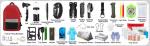 EarthGuard 72-Hour Emergency Empty Backpack Quake-Ready Essentials For Survival