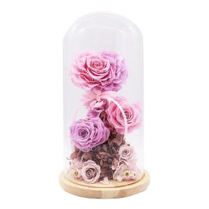 Wholesale Custom Hreat Eternal Flower In Glass Wedding Decoration For Christmas Brithday from china suppliers