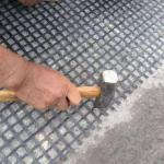 Industrial Design Style 100KN Glass Fiber Geogrid Reinforce Driveways Highways