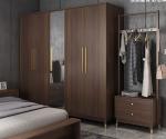 Walnut Color Hotel Room Cabinet