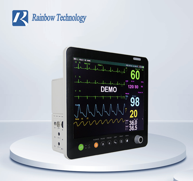 100VAC-240VAC Multi Parameter Vital Signs Monitor Touch Screen Patient Care Monitor