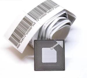 Wholesale 50*50mm Loss Prevention Anti Theft EAS Adhesive 5X5 Anti Theft RF Barcode Soft Label Security Sticker -50mm*50mm from china suppliers