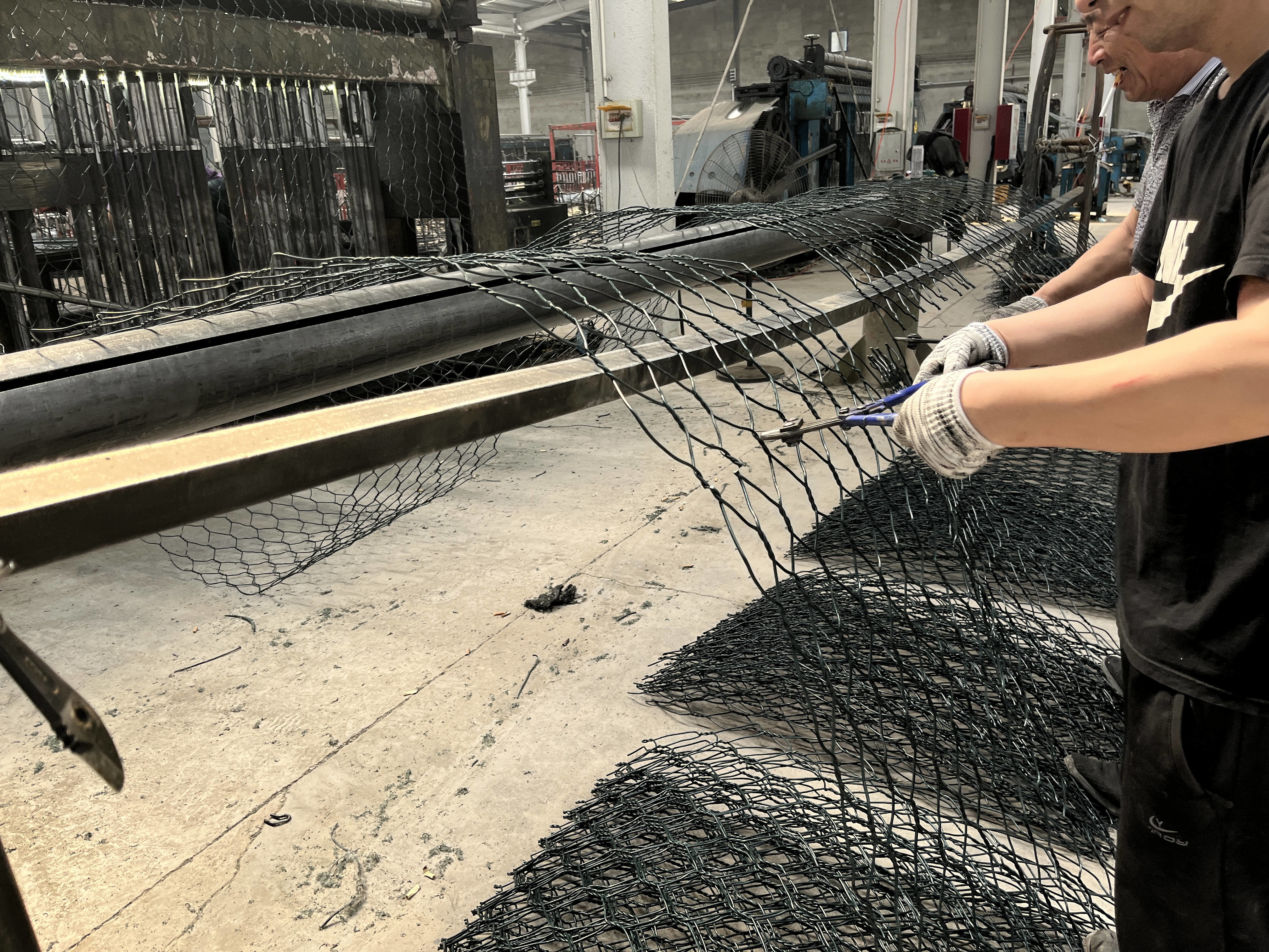 Pvc 6x8cm Galvanized Gabion Boxes 3.2mm Wire Diameter