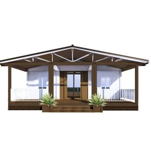 Wholesale Detachable Prefabricated Tiny House 2024 Modular Luxury Villa for Temporary Living from china suppliers