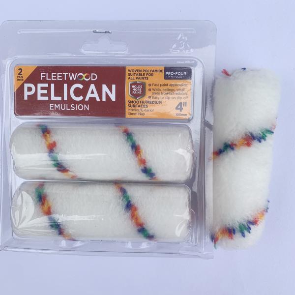 Economic paint roller 4'' mini size mixed fabric for painting the house, cheap price small size roller brush