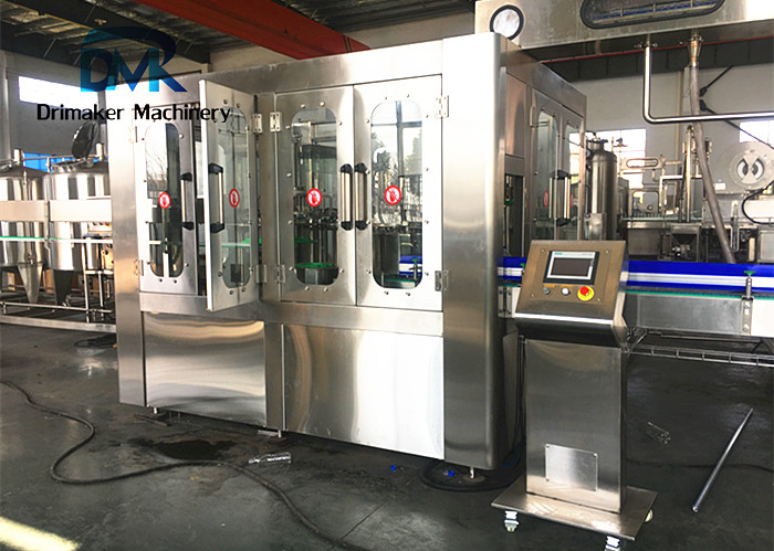 8000 BPH Plastic Soda Bottling Machine With PLC Control Electric Driven