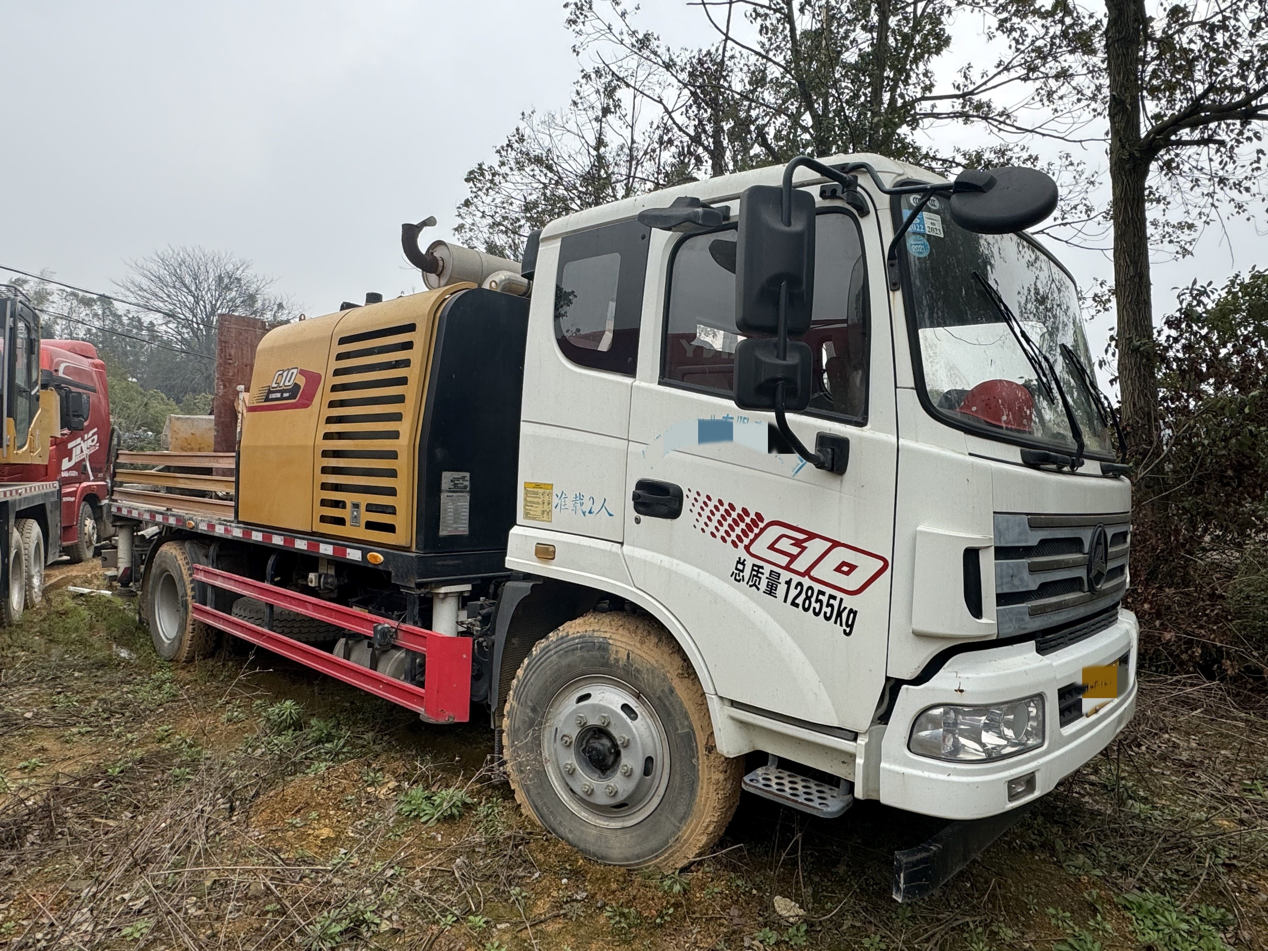 Use the 2019 Sany truck-mounted pump to contribute to your concrete business