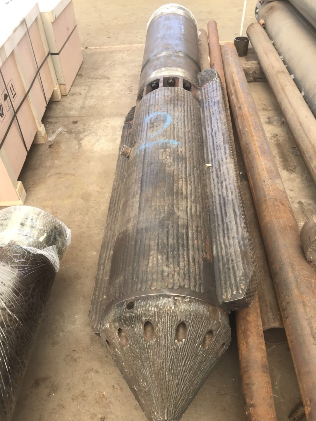 Soil Improvement Top Feed Vibroflot 100 KW Vibroflotation Process