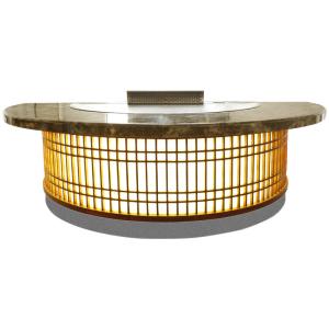 Wholesale Standard Japanese Semi-circle Teppanyaki Grill Table from china suppliers