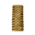 Teak Wood FEDEX Bathroom Non Slip Mat Breathable 0.28 Inch