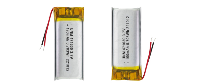 CE Certified LiPo Battery 471630 3.7V 190mAh Li-polymer Battery for Portable Electronics