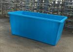 Polyethylene Linen Industrial Plastic Laundry Trolley Basket On Wheels 2100 *