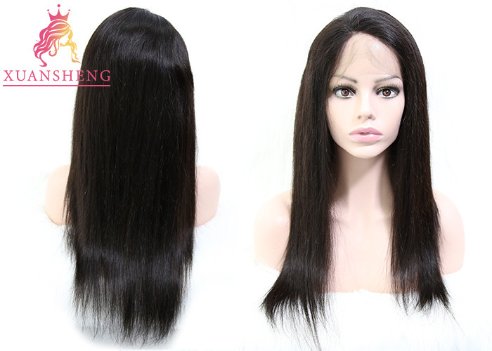 Raw Hair Full Lace Human Wigs Straight Hair