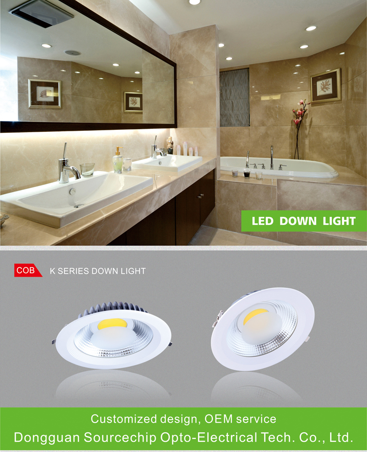 10w led recessed downlight