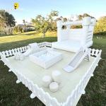 Playground Inflatable Soft Play Equipment Indoor Outdoor White Soft Play Package