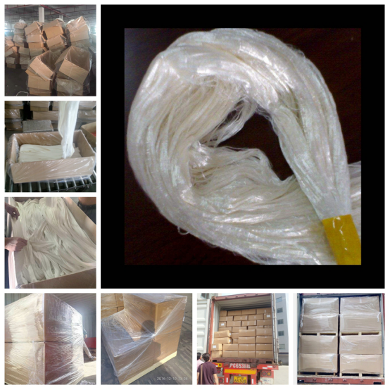 High Hardness Nylon 66 Tow Eco Friendly Polyamide Flock Tow Heat Resistant