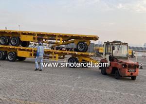 Wholesale Aluminum 53 Flatbed Trailer Transport 20000kgs Semi Flatbed Trailer from china suppliers