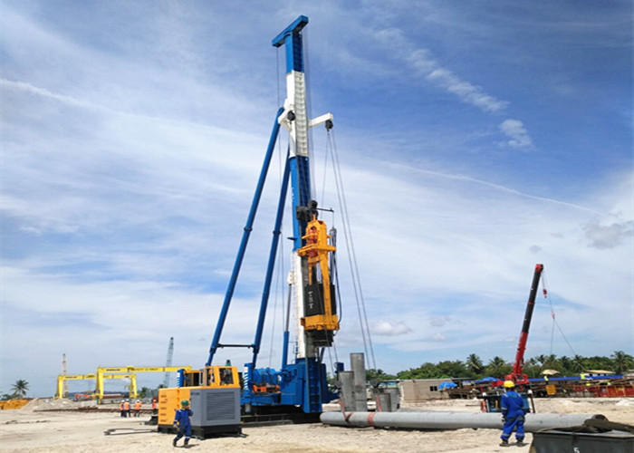 Excavator Mounted Vibratory Hammer Low Fuel Consumption Fast Blow Rate