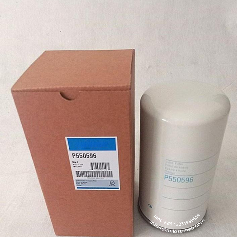 Excavator parts hydraulic engine oil filter element 4484495 1-13240232-1 8-94396375-4 LF16045 P550596