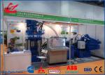 Cast Iron Sawdust Briquette Machine , Metal Briquetting Press Machine PLC