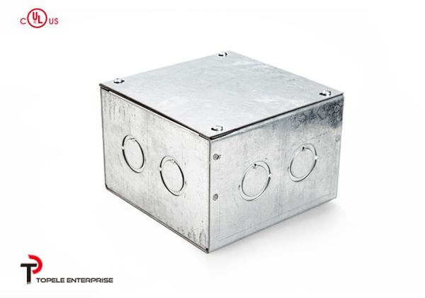Steel Electrical Conduit Square Junction Box,Metal Enclosure Outdoor box