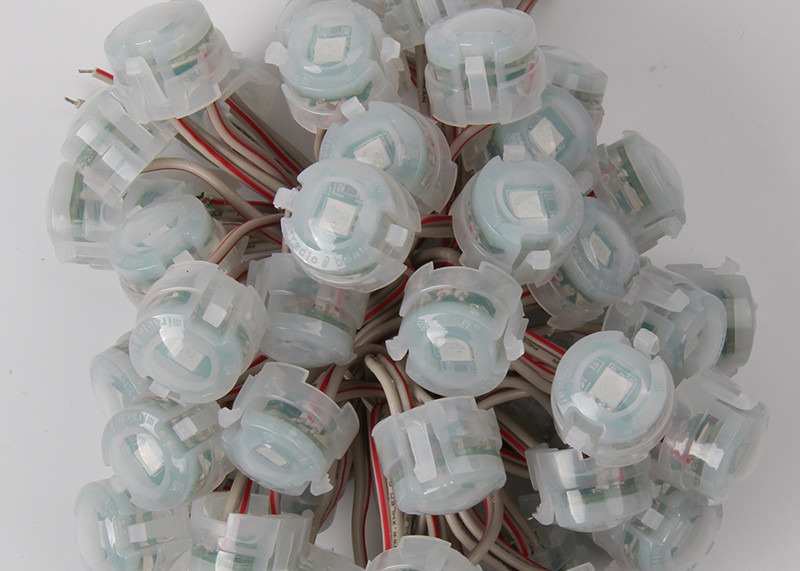 Outdoor DC12V 20mm SMD 5050 IP67 Led Pixel Christmas Lights 2000mcd
