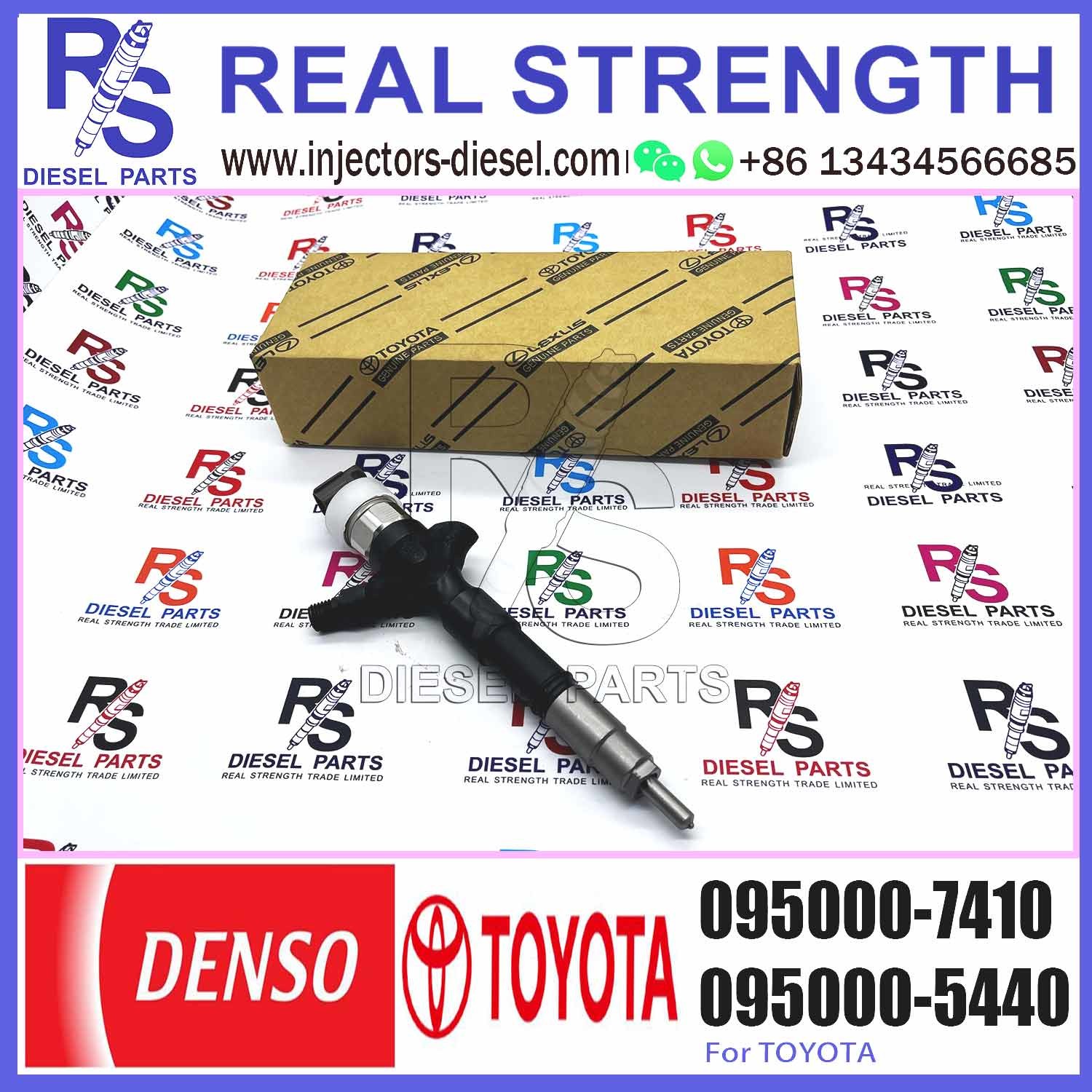 1KD FTV Fuel Injector 095000-6760 095000-7780 095000-7030 23670-39215 095000-7410 For DEN-SOS Toyota Hilux