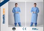 Breathable Sterile Disposable Hospital Gowns 4 Ties Adjustable Neck Free Sample