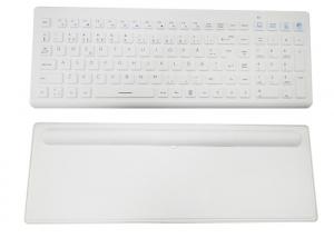 China Ergonomics Silicone Wireless Medical Keyboard 106 Keys With Back Pad on sale