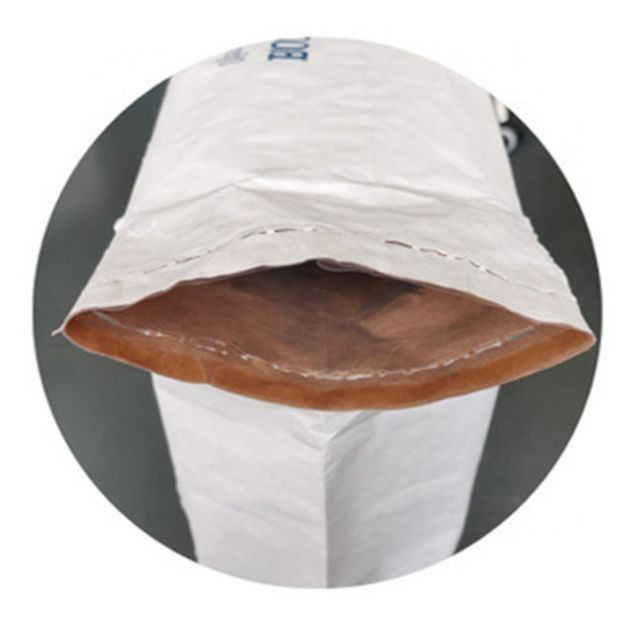 2 Layer 3 Layer Kraft Paper Valve Bags With Plastic Inner For Packaging Cement Putty Chemical Powder Hold 20kg 25kg 50kg