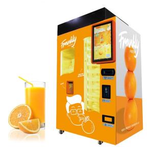 Wholesale Stainless Steel Orange Juice Vending Machine Bill Coin Change Scan Code from china suppliers