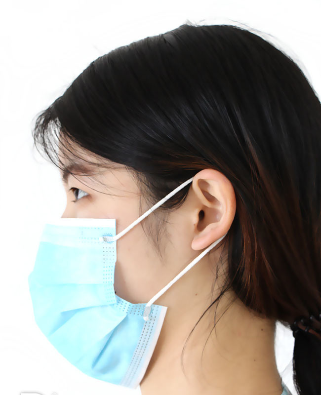 3 Layer Disposable Surgical Mask Hypoallergenic Dental Masks For Protection