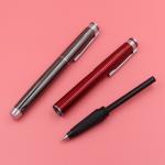 Bullet Tip Metal Roller Ball Pen With Cap 0.7mm Multiple Colors Roller Pen
