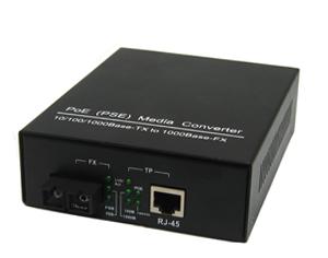 Wholesale Black Iron Gigabit Ethernet Poe Media Converter Multimode / Singlemode from china suppliers