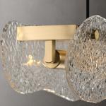 Art Deco Titanium E27 Glass Pendant Light Modern Stainless Steel