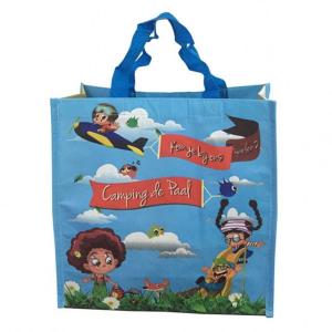 Wholesale 4 Color Printing 2.5x60cm 30x10x40cm 120gsm RPET Bag from china suppliers