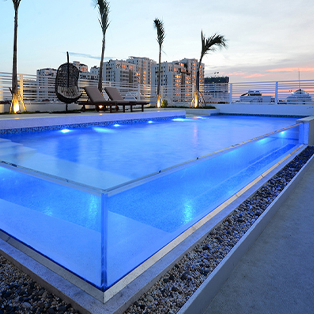 Transparent Acrylic Panel Clear Swimming Pool for Above Ground Installations
