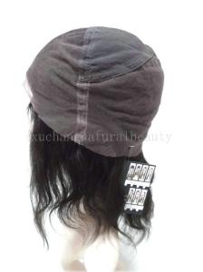 Wholesale Customized Virgin Human Hair Full Lace Wigs With Baby Hair , Natural Black 1b# from china suppliers