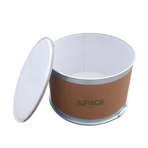 Wholesale Heavy-Duty 100kg Fiber Drum For Hot Melt Adhesives | 571.5mm Press Disc Fit | Leakproof &amp; Easy To Clean from china suppliers