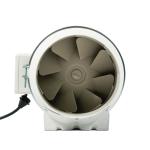 6" Plastic Inline Duct Fan for Grow Tents/Hydroponics/Heating Air Cooling White