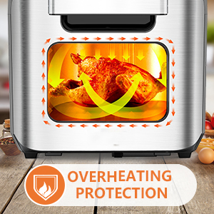 1800W White Air Fryer Ovens 12 Litre Digital Air Fryer Oil Free Wtih Wifi Tuya