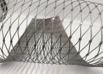 Ferruled Type Helideck Safety Net Diamond Hole Woven Mesh